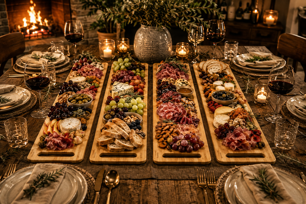 Bamboo Charcuterie Board 31.5" inch X 7.9" inch | 80 X 20 Cm