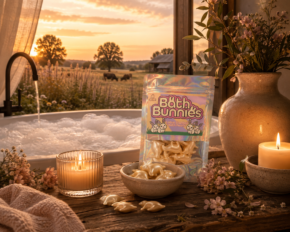 Retro Rabbit Lilly Scented Bath Oil