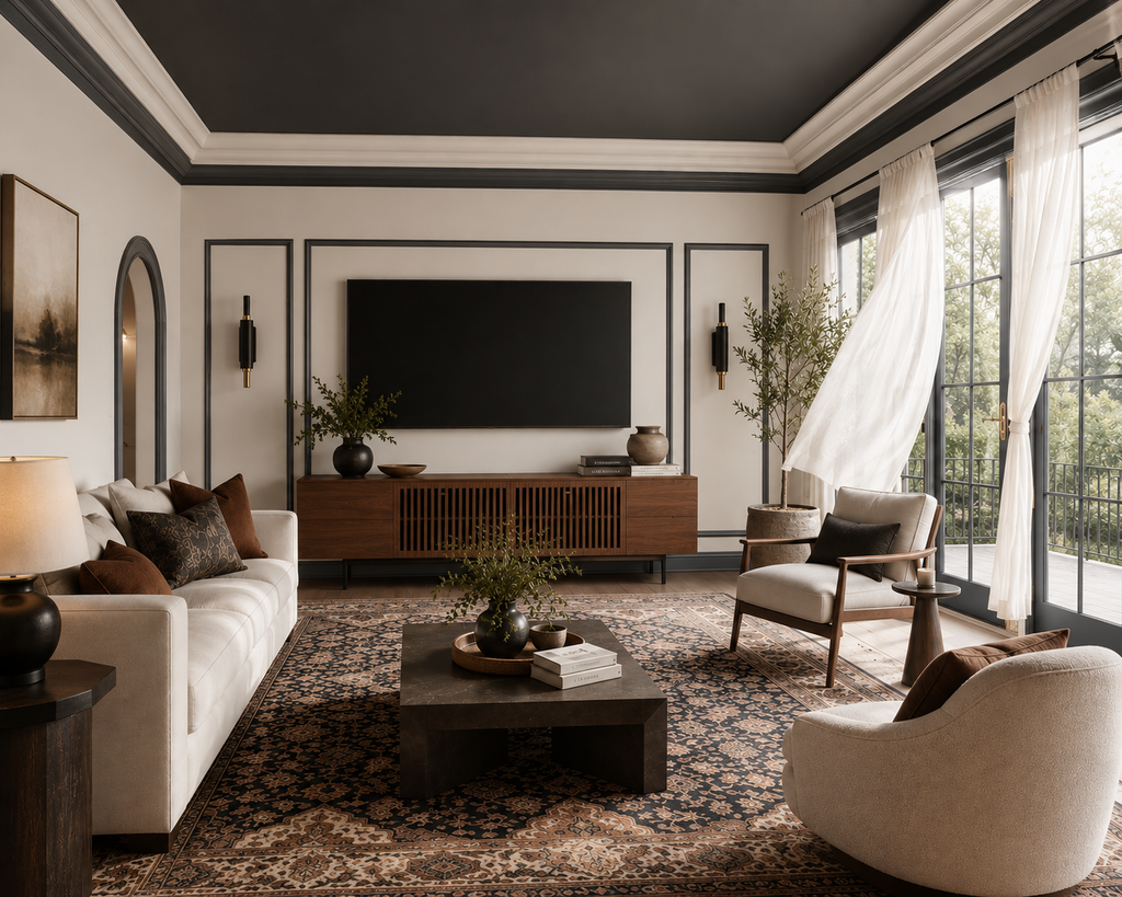 Solid Wood Walnut Media Console