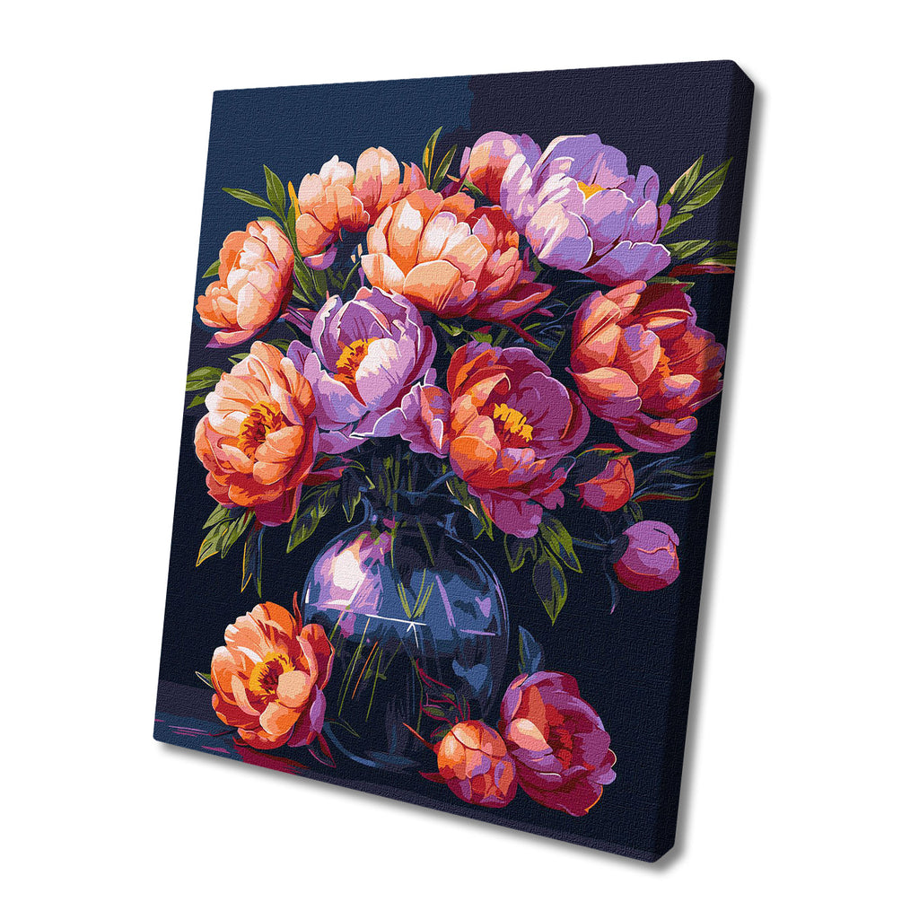 The Luxury of Flowers Painting by Numbers Kit