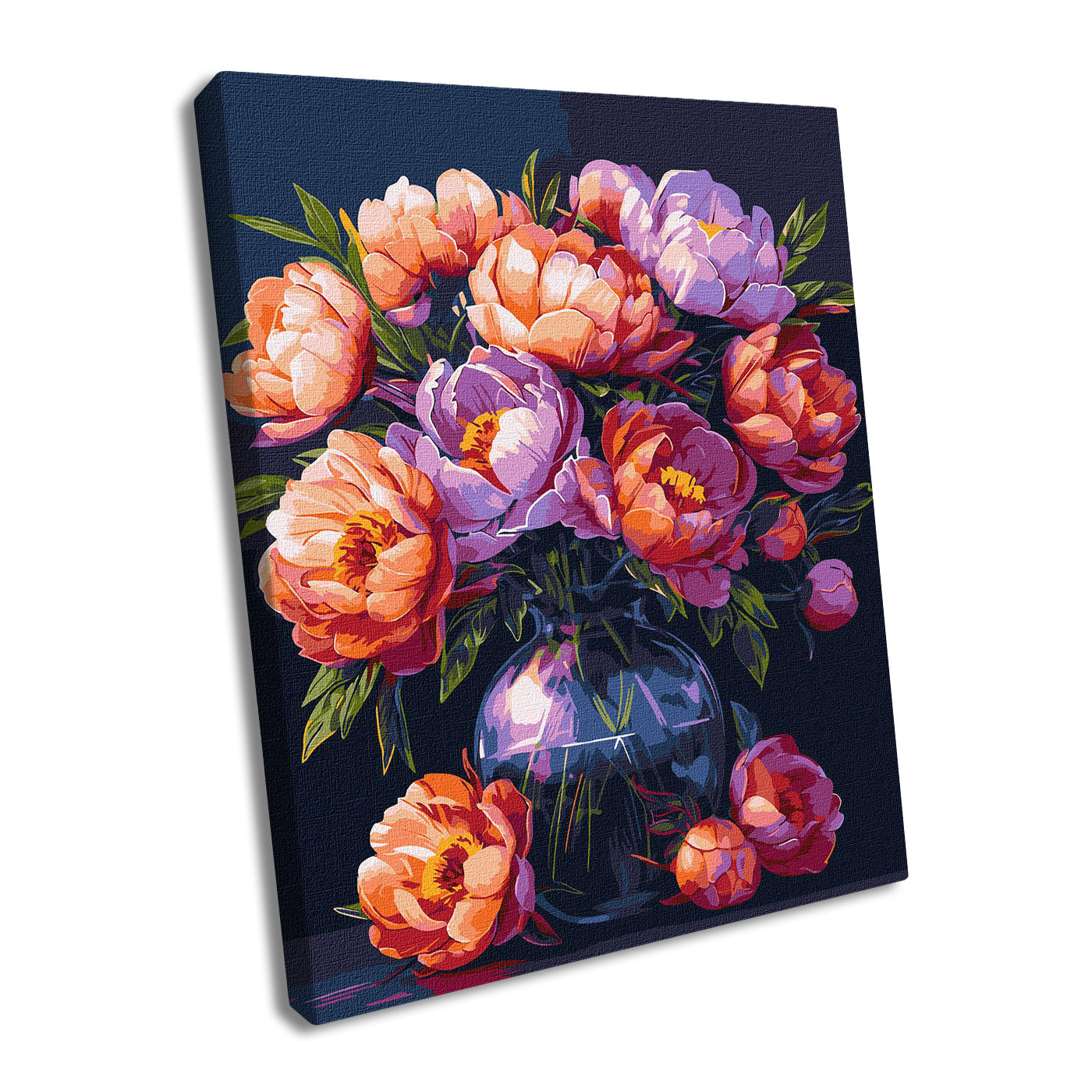 The Luxury of Flowers Painting by Numbers Kit