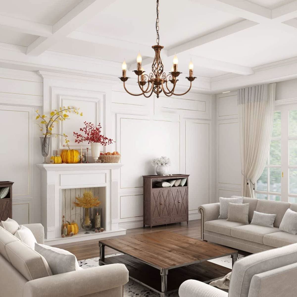 Bronzed Heritage Chandelier