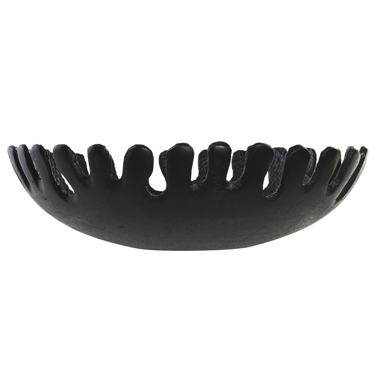 Centerpiece DKD Home Decor Black Golden Aluminium 32 x 32 x 9 cm (2 Units)-2