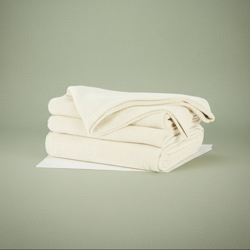 Grid Pattern Fleece Blankets