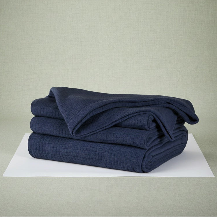 Grid Pattern Fleece Blankets