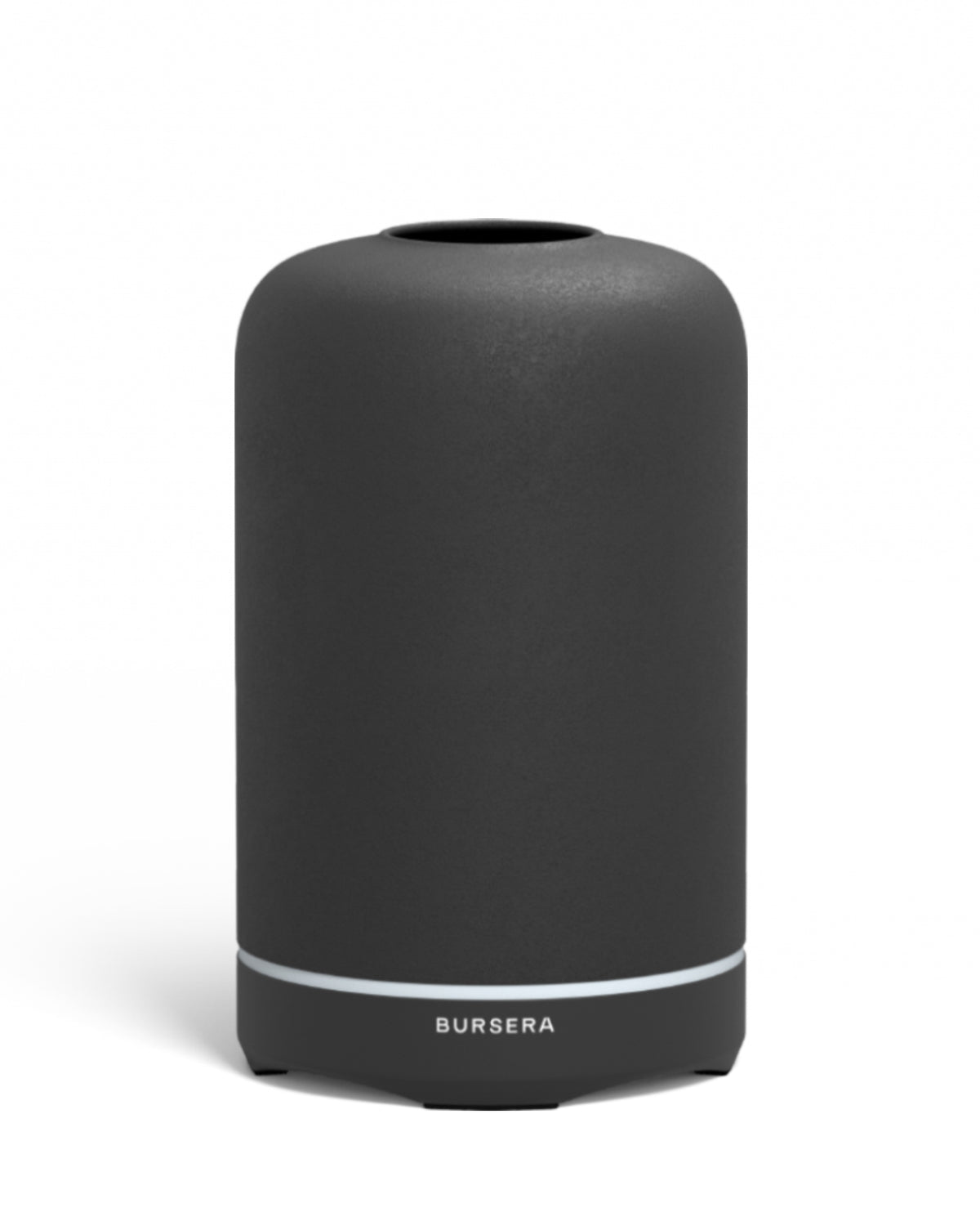 Black Ceramic Essential Oil Diffuser with Soft White LED Light