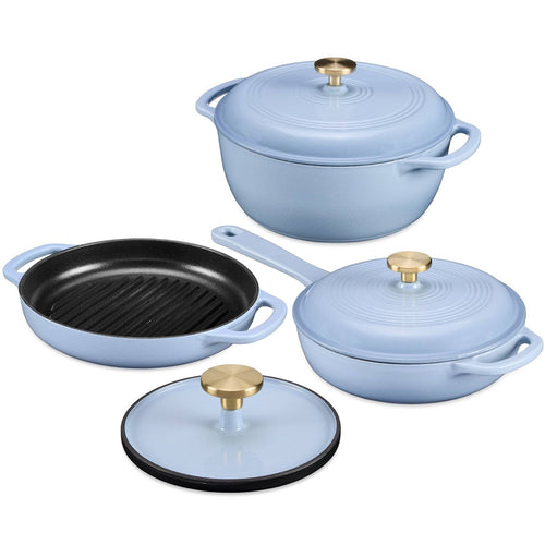 6-Piece Cast Iron Cookware Set
