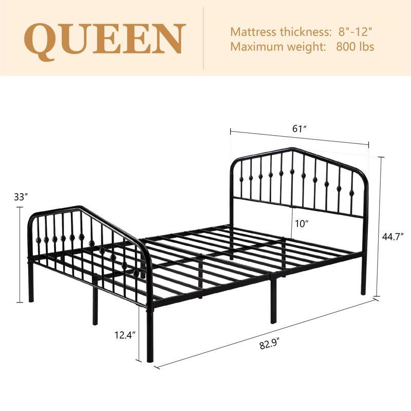 Queen Farmhouse Platform Bed