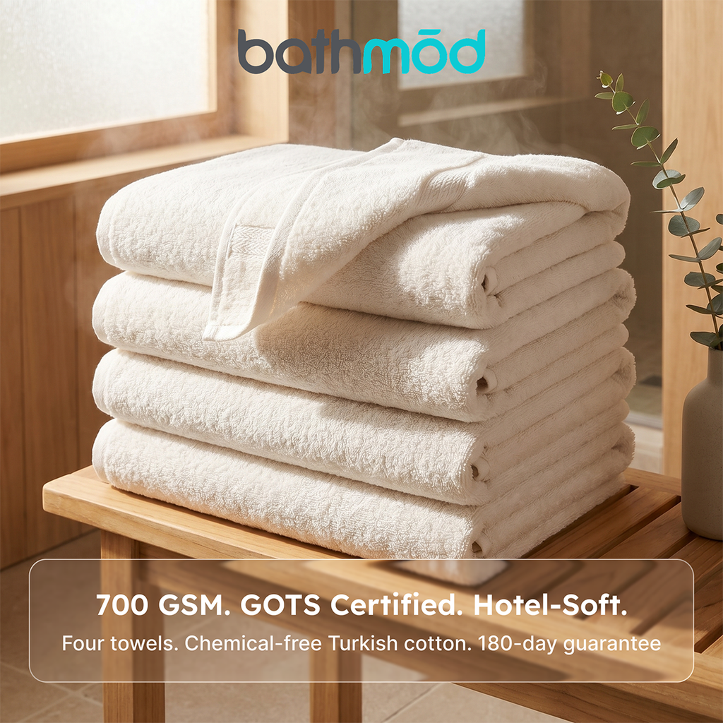 Luxury Organic Turkish Cotton Bath Towels