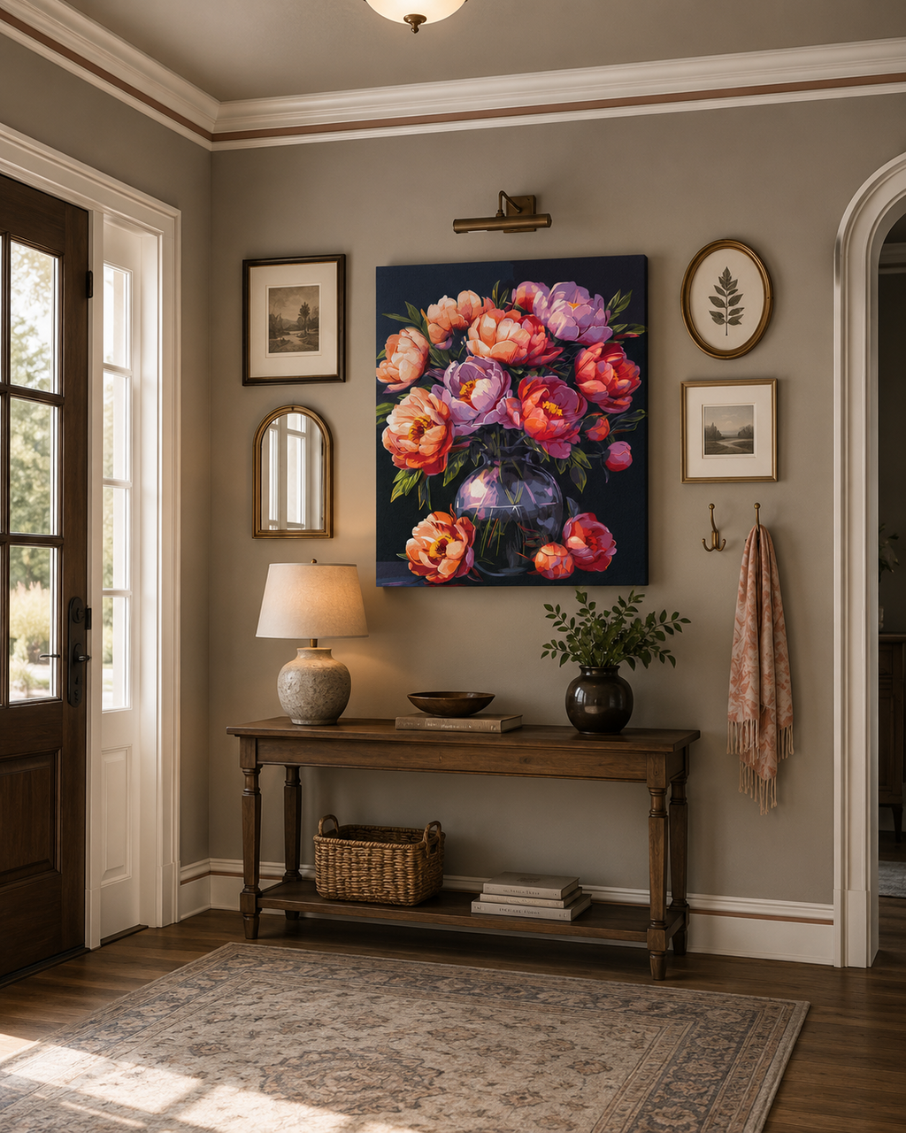 The Luxury of Flowers Painting by Numbers Kit