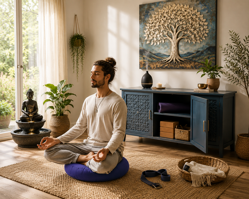 OMSutra Round Meditation Zafu