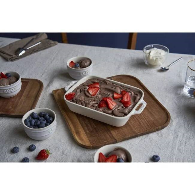 Staub Ivory Stoneware Baking Dish Set