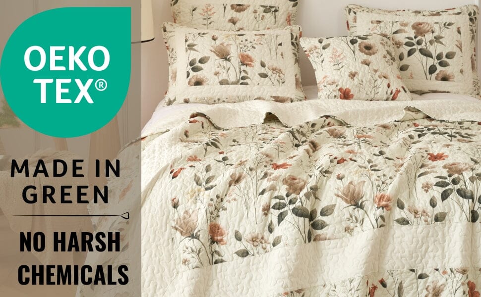Meadow Rose Cottage Quilt Set