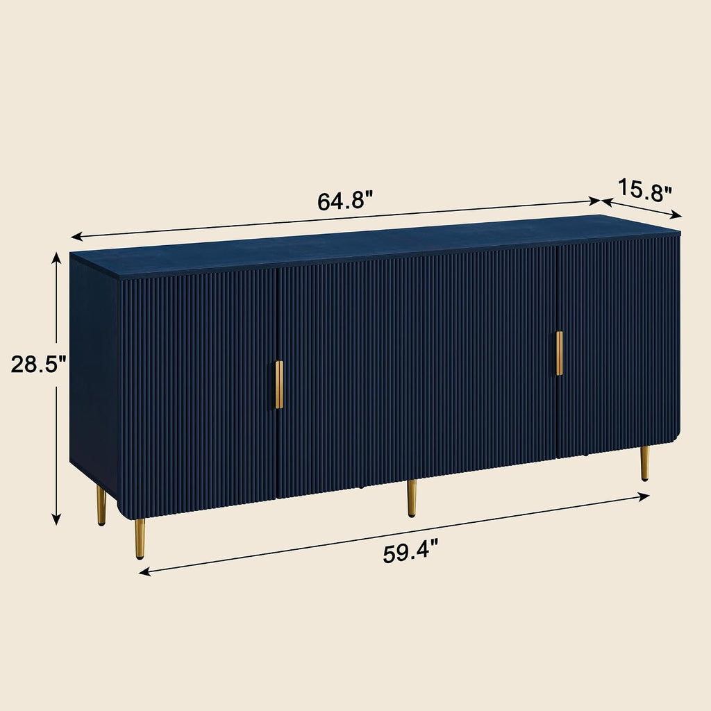 Modern Farmhouse Fluted Sideboard