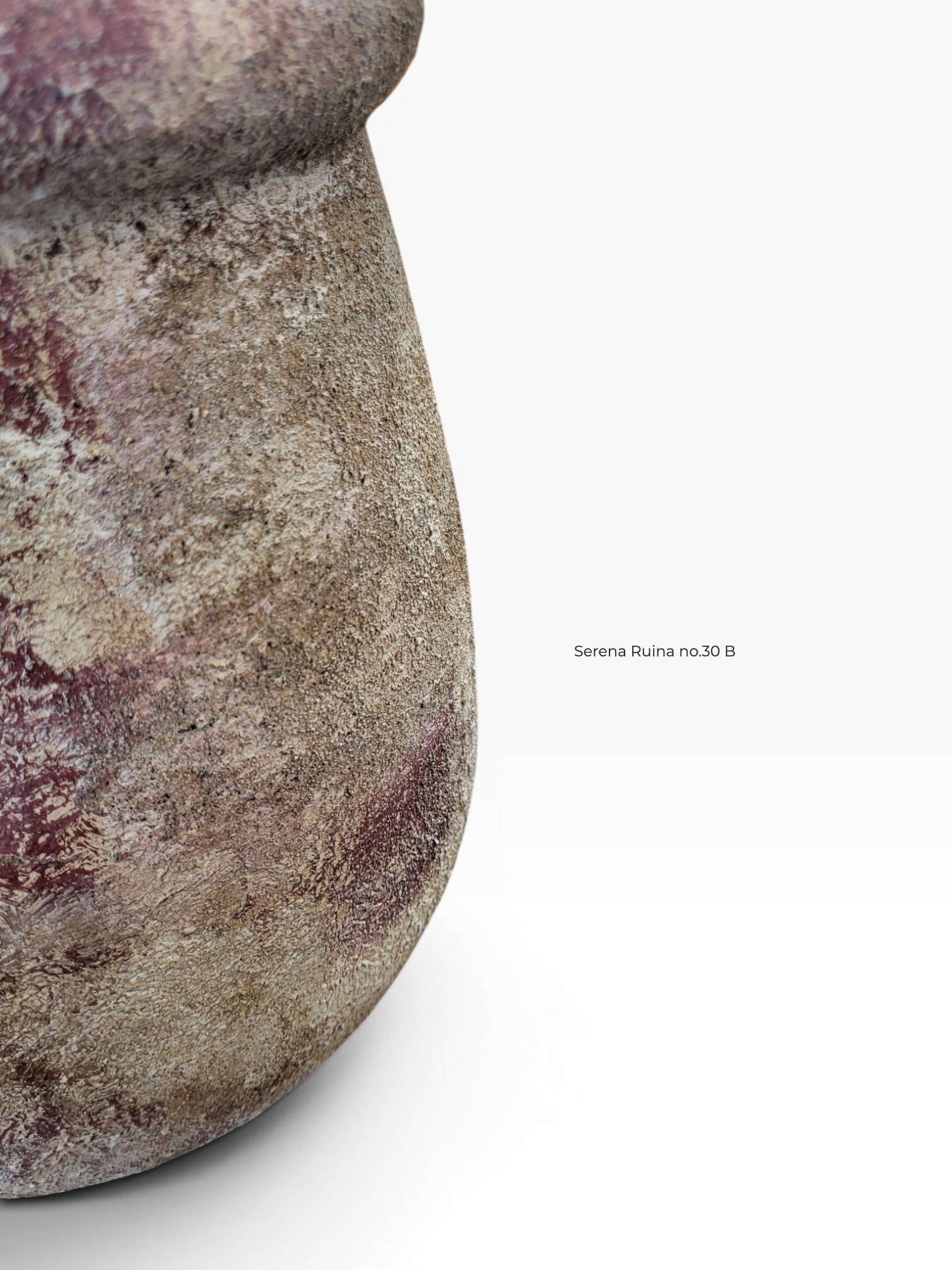 Terracotta Mineral Patina Statement Vase
