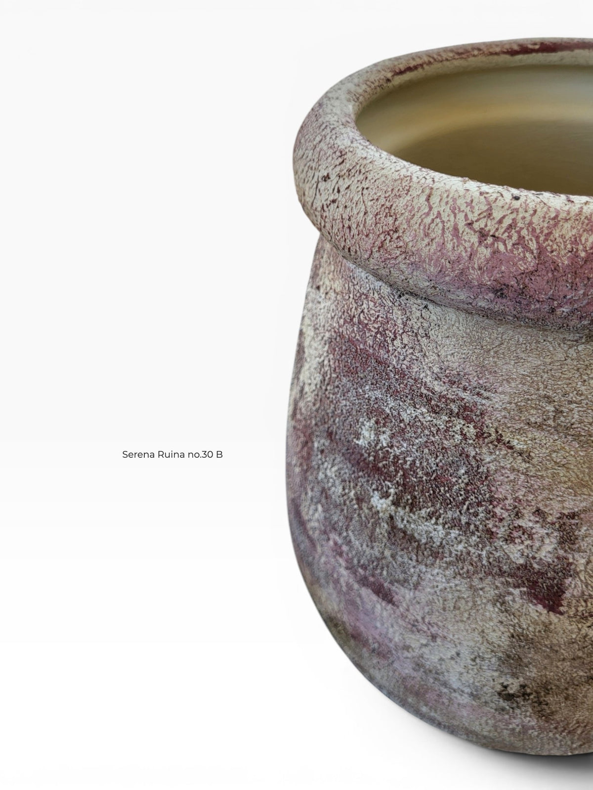 Terracotta Mineral Patina Statement Vase