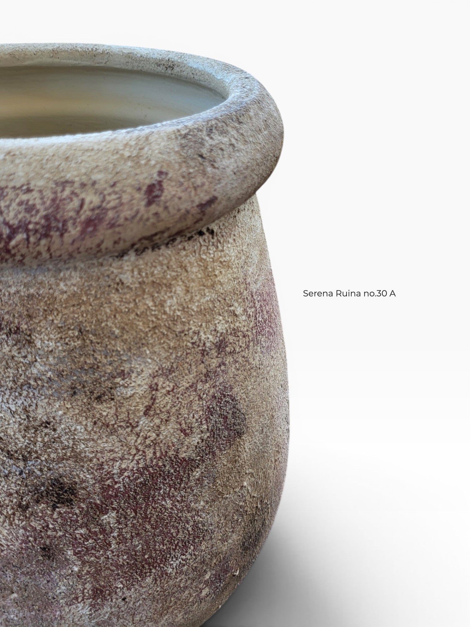 Terracotta Mineral Patina Statement Vase