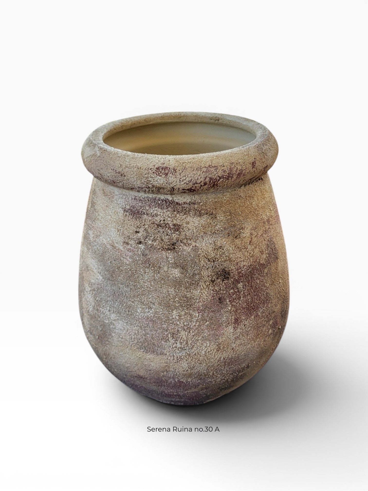 Terracotta Mineral Patina Statement Vase