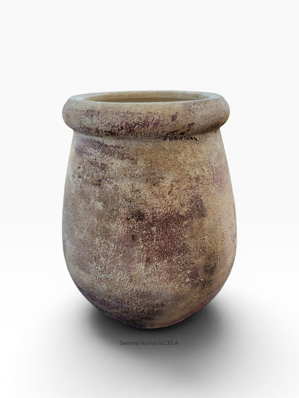 Terracotta Mineral Patina Statement Vase
