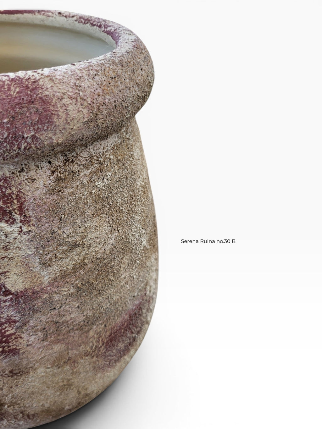 Terracotta Mineral Patina Statement Vase