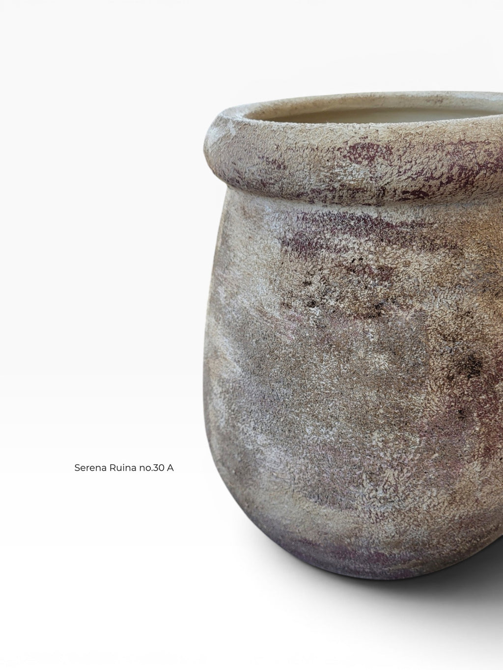 Terracotta Mineral Patina Statement Vase
