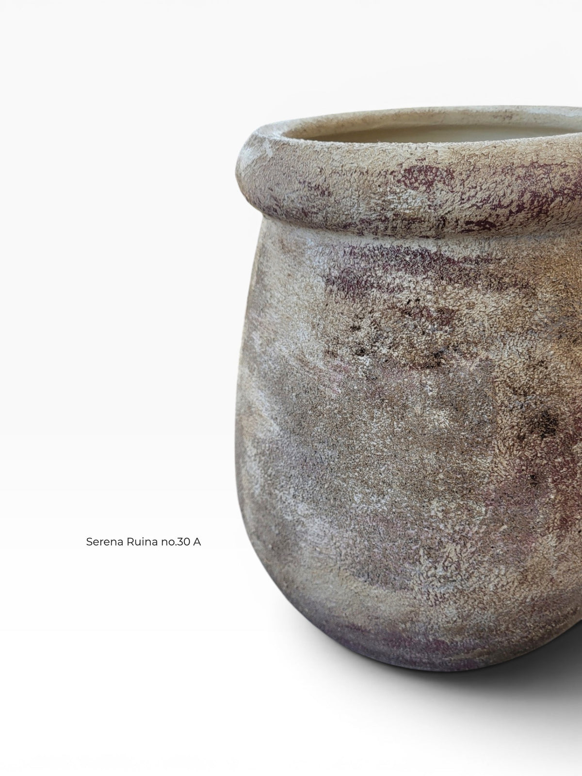 Terracotta Mineral Patina Statement Vase