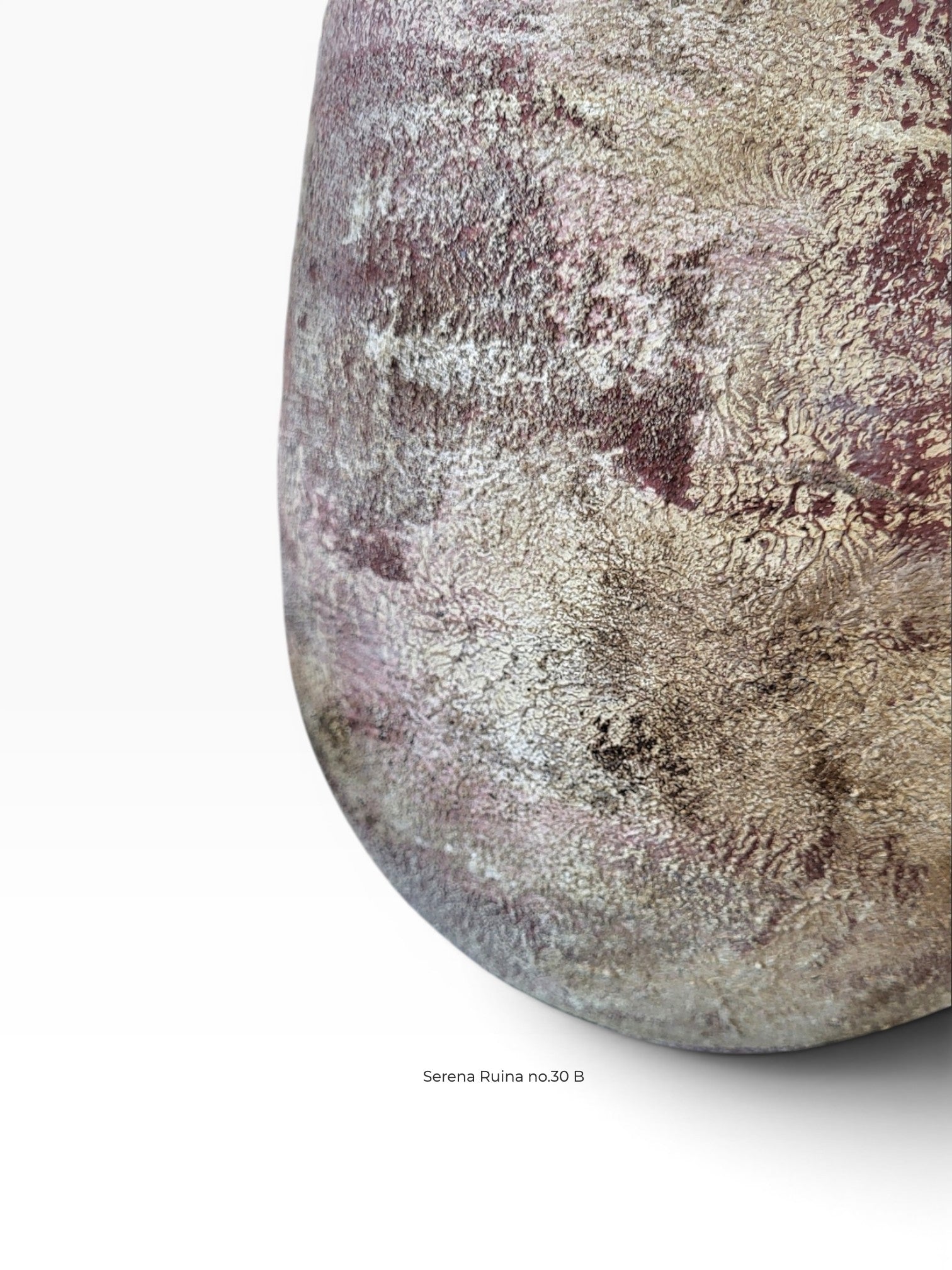 Terracotta Mineral Patina Statement Vase