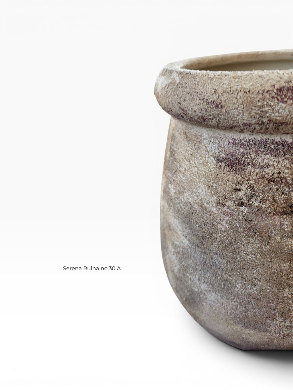 Terracotta Mineral Patina Statement Vase