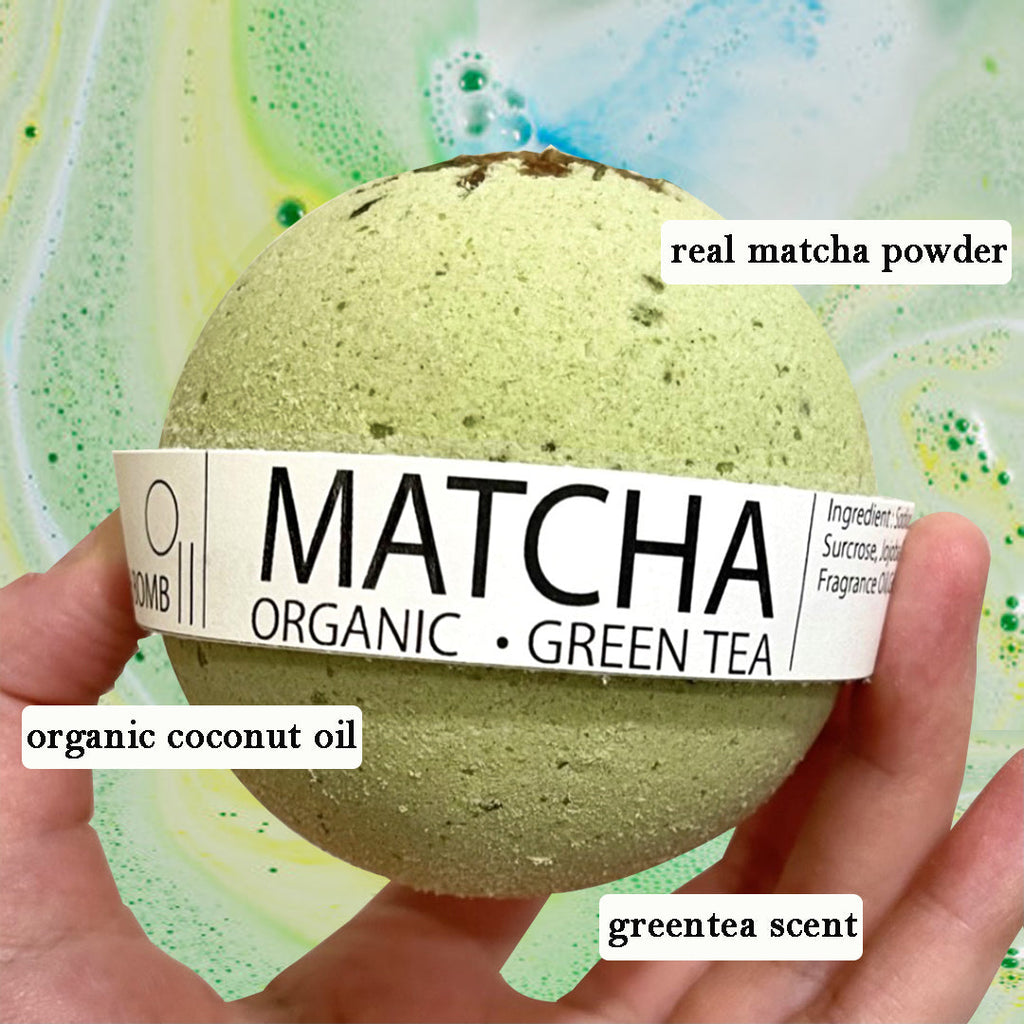 Organic Matcha Green Tea Bath Bomb