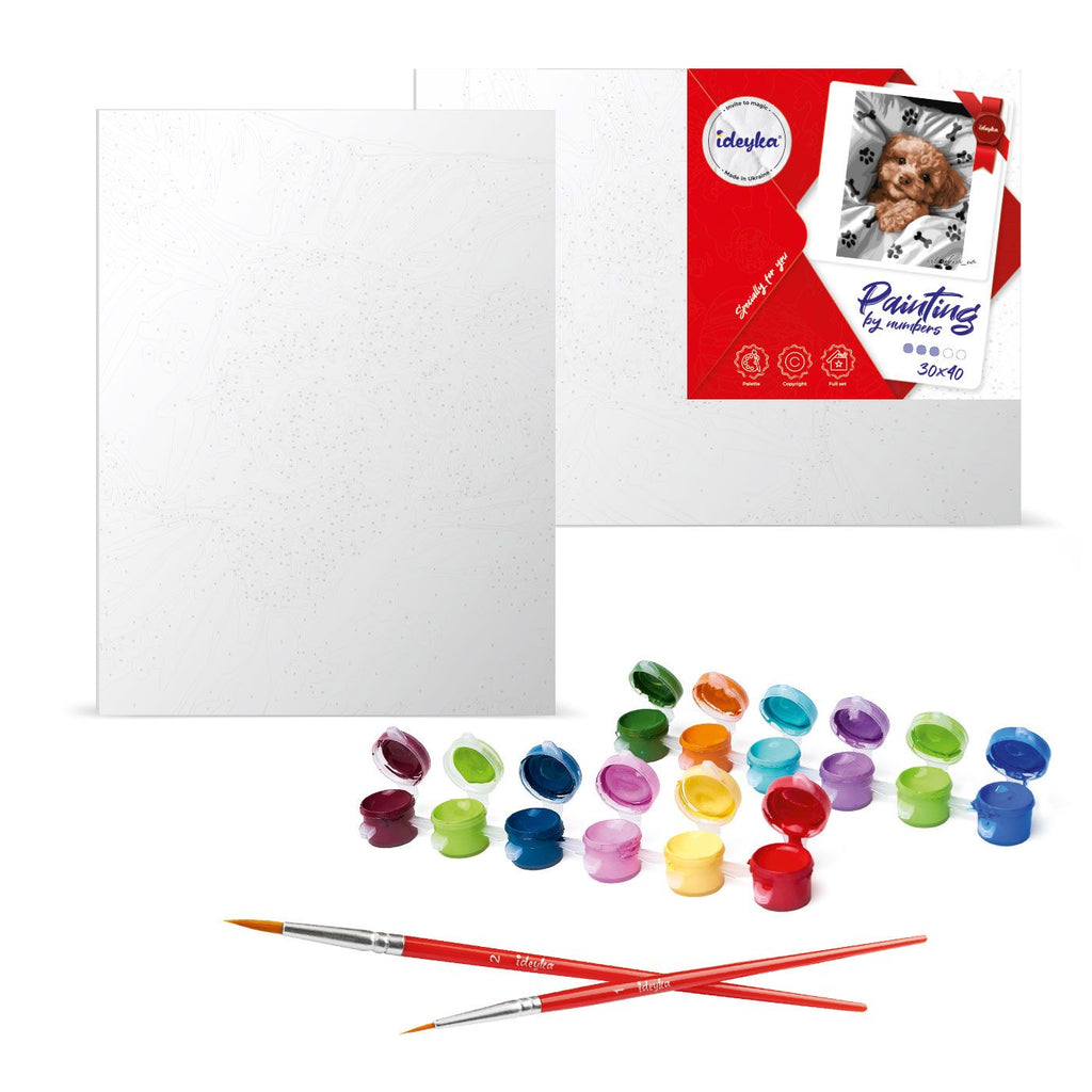 The Luxury of Flowers Painting by Numbers Kit