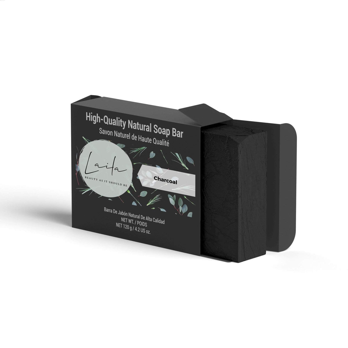 Natural Charcoal & Goat Milk Botanical Soap Bar